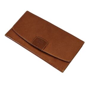 2/$20 Vintage Cowhide Brown Leather Wallet